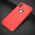 Microsonic Apple iPhone XS 5 8 Kılıf Deri Dokulu Silikon Kırmızı 3