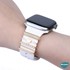 Microsonic Apple Watch 7 45mm Kordon Süsü Charm İnci Kalp Gümüş 5