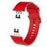 Microsonic Huawei Watch Fit Kordon Silicone Sport Band Kırmızı 1