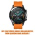 Microsonic Huawei Watch Ultimate Kordon Silicone RapidBands Turuncu 2