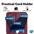 Microsonic Apple iPhone 12 Kılıf Inside Card Slot Lacivert 4