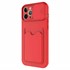 Microsonic Apple iPhone 12 Pro Max Kılıf Inside Card Slot Kırmızı 2