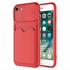 Microsonic Apple iPhone 7 Kılıf Inside Card Slot Kırmızı 1