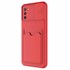 Microsonic Samsung Galaxy A02s Kılıf Inside Card Slot Kırmızı 2