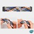 Microsonic Samsung Galaxy Watch 3 45mm Kordon Braided Loop Band Kırmızı Beyaz 3