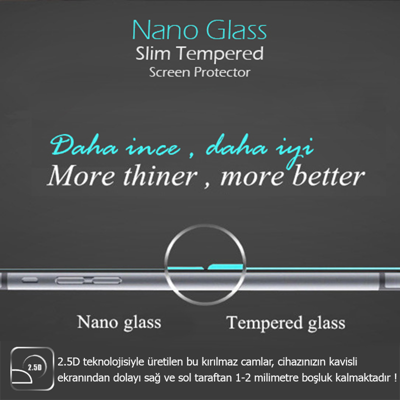 Microsonic Apple iPhone 13 Screen Protector Nano Glass Cam Ekran Koruyucu (3'lü Paket) 3