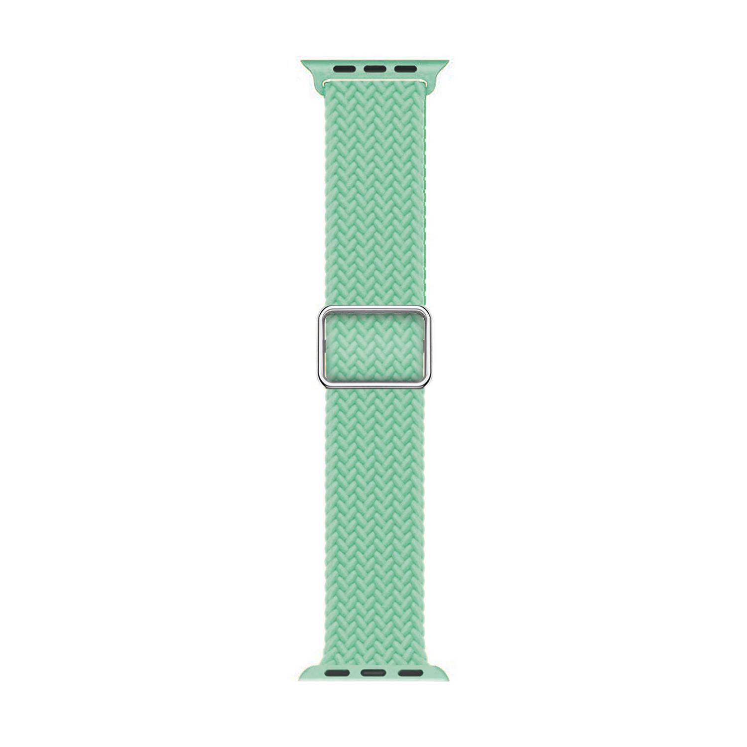 Microsonic Apple Watch Series 5 44mm Kordon Knitted Fabric Loop Yeşil