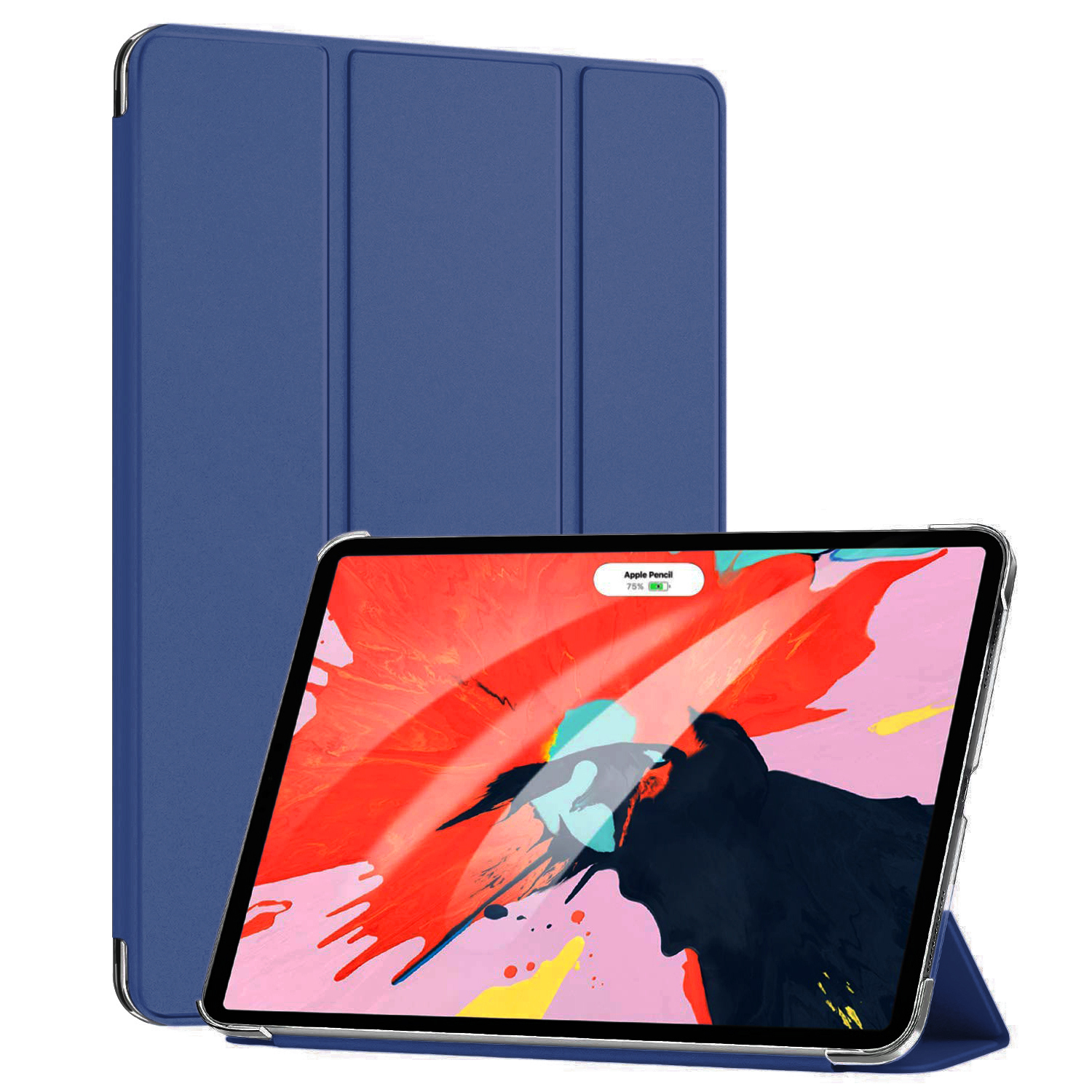 Microsonic Apple iPad Pro 11 2020 2 Nesil Kılıf A2228-A2068-A2230 Smart Case ve Arka Kapak Lacivert
