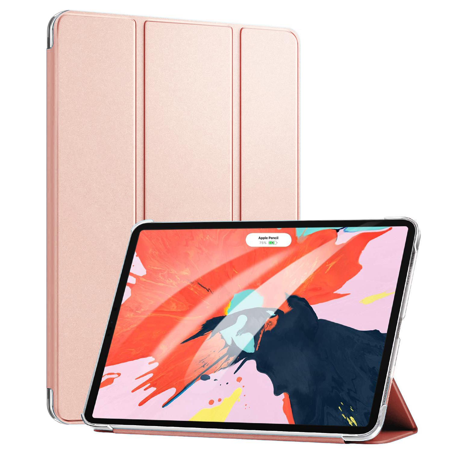 Microsonic Apple iPad Pro 11 2020 2 Nesil Kılıf A2228-A2068-A2230 Smart Case ve Arka Kapak Rose Gold