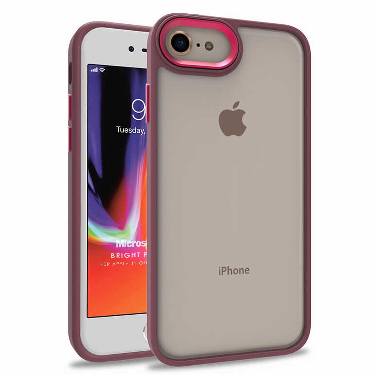 Microsonic Apple iPhone SE 2020 Kılıf Bright Planet Kırmızı