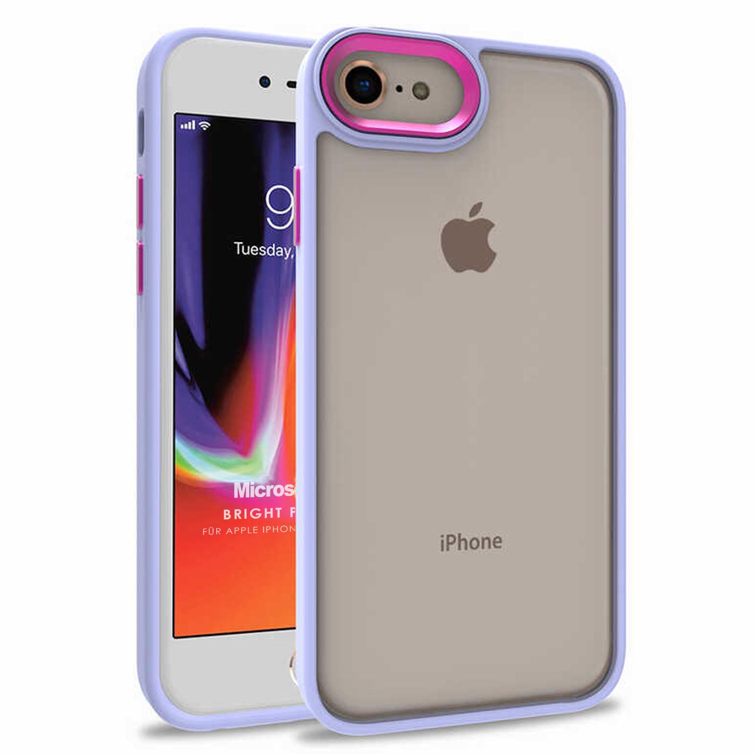 Microsonic Apple iPhone SE 2020 Kılıf Bright Planet Lila