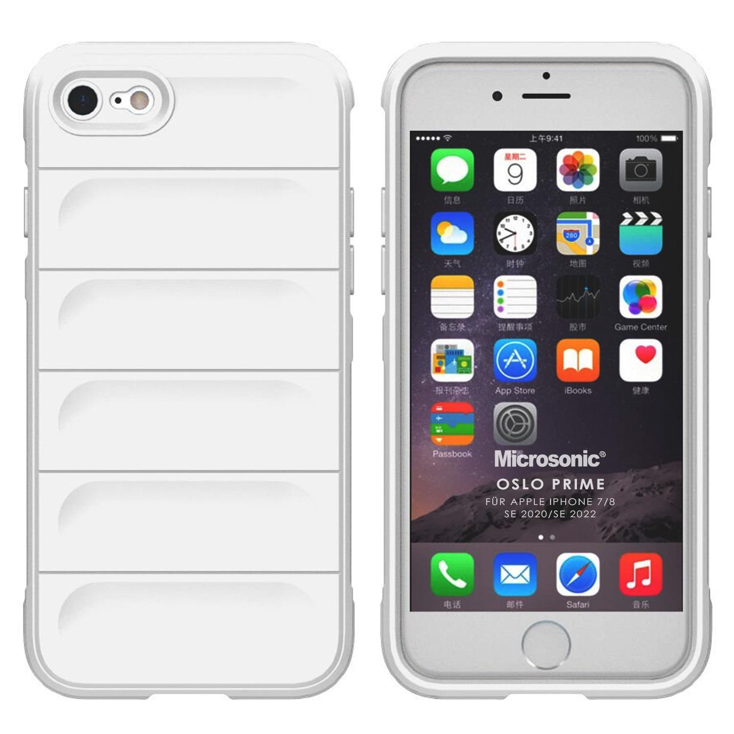 Microsonic Apple iPhone SE 2022 Kılıf Oslo Prime Beyaz