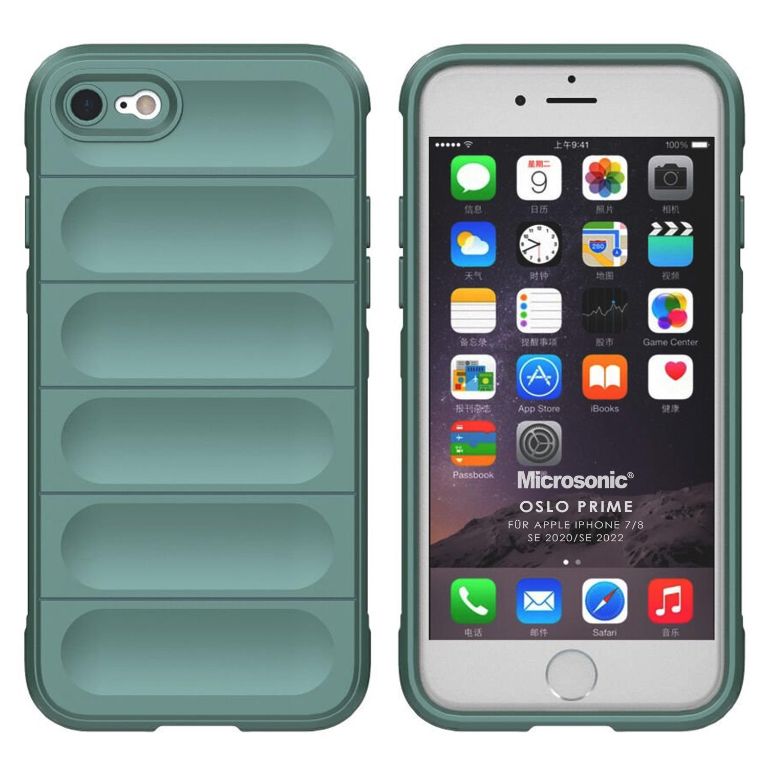 Microsonic Apple iPhone SE 2022 Kılıf Oslo Prime Yeşil