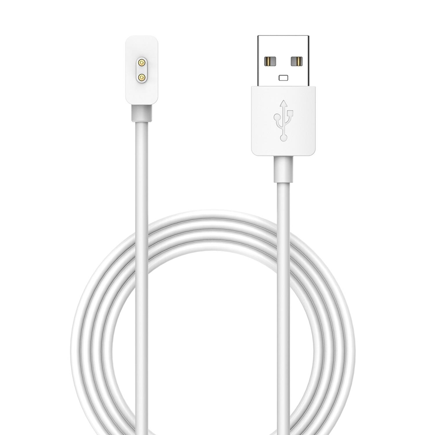 Microsonic Xiaomi Mi Band 8 Manyetik USB Şarj Kablosu Beyaz