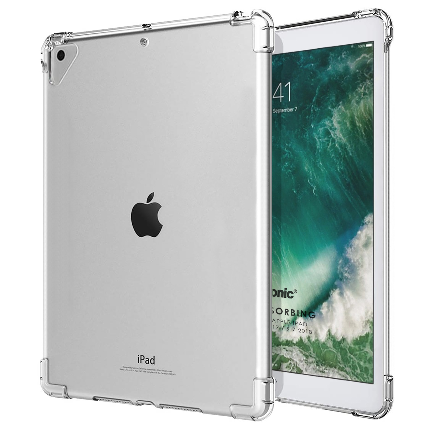 Microsonic Apple iPad Air Kılıf A1474-A1475-A1476 Shock Absorbing Şeffaf