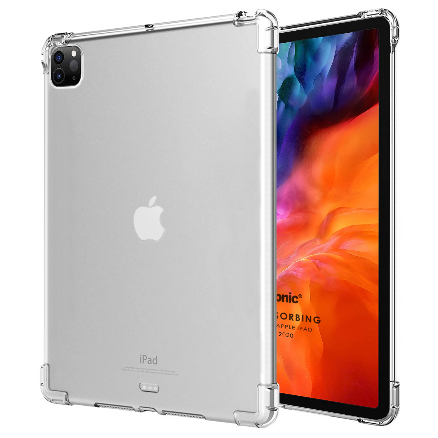 Microsonic Apple iPad Pro 12 9 2022 6 Nesil Kılıf A2436-A2764-A2437-A2766 Shock Absorbing Şeffaf