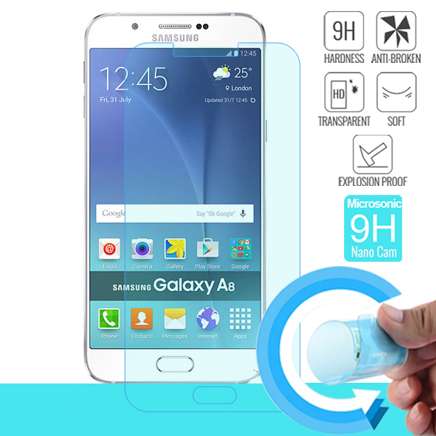 Microsonic Samsung Galaxy A8 Nano Cam Ekran koruyucu Kırılmaz film