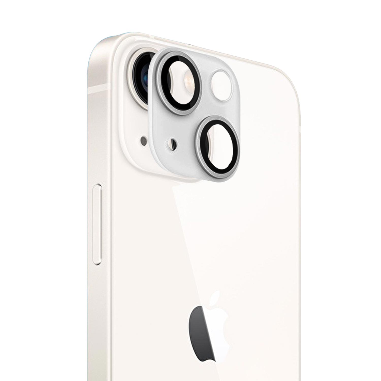 Microsonic Apple iPhone 13 Kamera Lens Koruma Camı V2 Gümüş