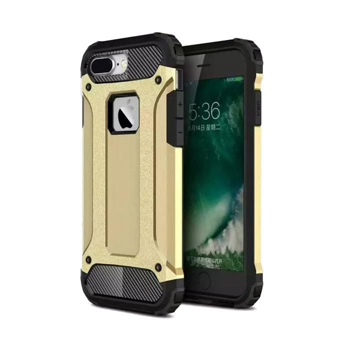 Microsonic Apple iPhone 7 Plus Kılıf Rugged Armor Gold