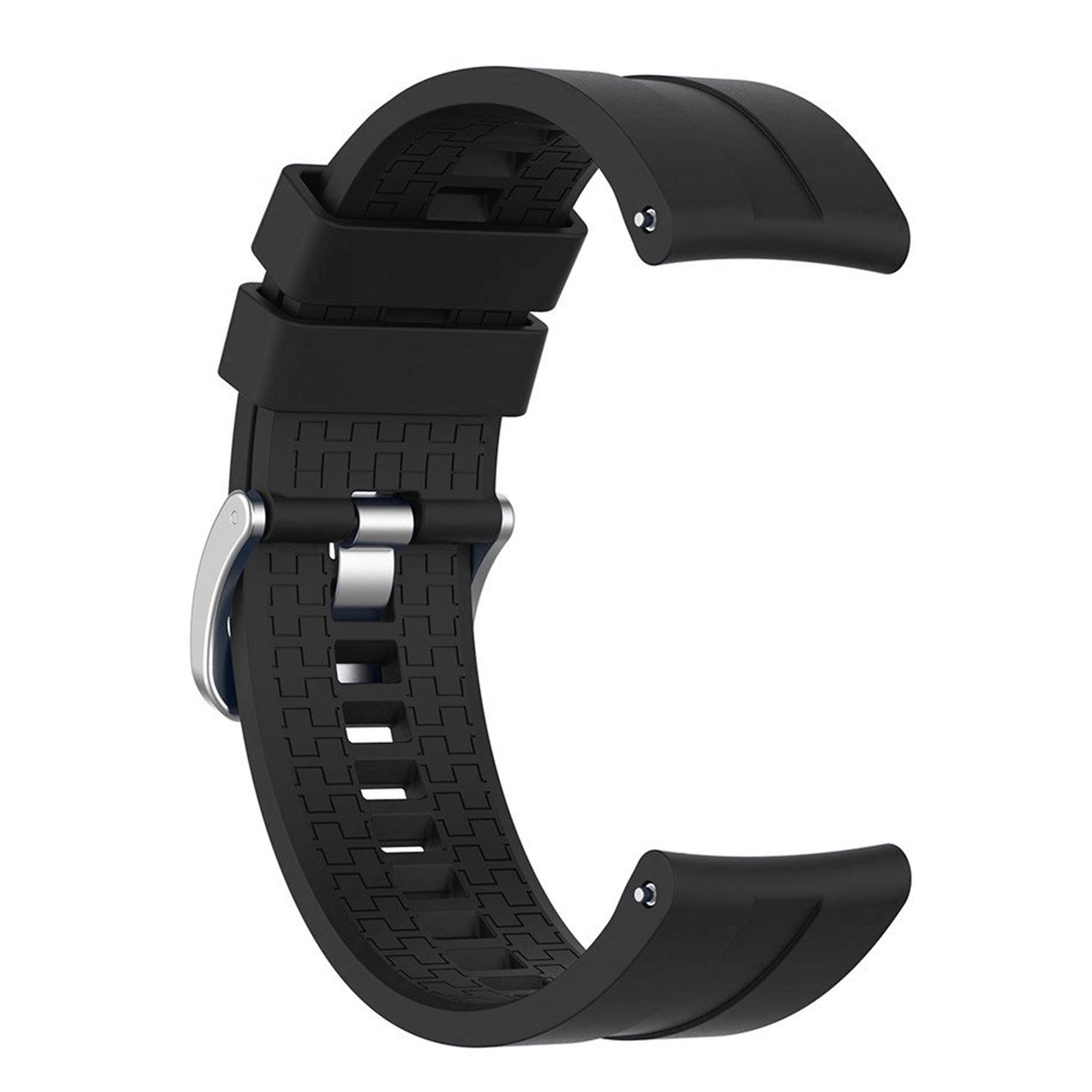 Microsonic Samsung Galaxy Watch Active 2 44mm Kordon Silicone RapidBands Siyah
