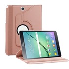 Microsonic Samsung Galaxy Tab S2 8 0 Kılıf 360 Dönerli Stand Deri Rose Gold