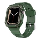 Microsonic Apple Watch 9 41mm Kordon Dual Apex Resist Yeşil