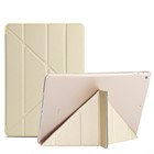 Microsonic Apple iPad Mini 5 7 9 2019 A2133-A2124-A2125-A2126 Folding Origami Design Kılıf Gold