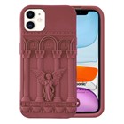 Microsonic Apple iPhone 11 Kılıf Praying Angel Bordo