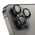Microsonic Apple iPhone 12 Pro Max Tekli Kamera Lens Koruma Camı Siyah