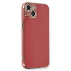 Microsonic Apple iPhone 14 Kılıf Olive Plated Kırmızı