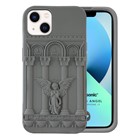 Microsonic Apple iPhone 15 Kılıf Praying Angel Gri