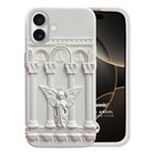 Microsonic Apple iPhone 16 Plus Kılıf Praying Angel Bej