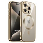 Microsonic Apple iPhone 16 Pro Max Kılıf MagSafe Luxury Electroplate Gold