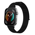 Microsonic Huawei Watch Fit 3 Hasırlı Kordon Woven Sport Loop Siyah