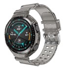 Microsonic Huawei Watch GT2 46mm Kordon Transparent Clear Band Siyah