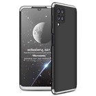 Microsonic Samsung Galaxy M32 4G Kılıf Double Dip 360 Protective Siyah Gri