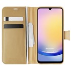 Microsonic Samsung Galaxy A26 Kılıf Delux Leather Wallet Gold