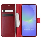 Microsonic Samsung Galaxy A36 Kılıf Delux Leather Wallet Kırmızı