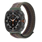 Microsonic Samsung Galaxy Watch Ultra Hasırlı Kordon Woven Sport Loop Yeşil