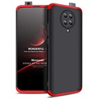 Microsonic Xiaomi Poco F2 Pro Kılıf Double Dip 360 Protective Siyah Kırmızı