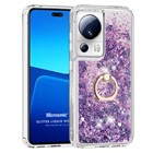 Microsonic Xiaomi Mi 13 Lite Kılıf Glitter Liquid Holder Mor