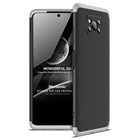 Microsonic Xiaomi Poco X3 NFC Kılıf Double Dip 360 Protective Siyah Gri