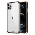 Microsonic Apple iPhone 12 Pro Max Kılıf Laser Plated Soft Siyah