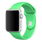 Microsonic Apple Watch 38mm Kordon ActiveFlex Wristband Yeşil