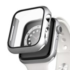 Microsonic Apple Watch Series 8 41mm Kılıf Matte Premium Slim WatchBand Gümüş
