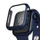 Microsonic Apple Watch Series 9 45mm Kılıf Matte Premium Slim WatchBand Lacivert
