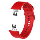 Microsonic Huawei Watch Fit Kordon Silicone Sport Band Kırmızı