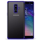 Microsonic Samsung Galaxy A6 Plus 2018 Kılıf Skyfall Transparent Clear Mavi