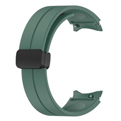 Microsonic Samsung Galaxy Watch FE Kordon Ribbon Line Yeşil