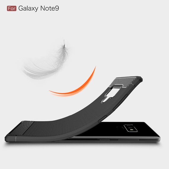 Microsonic Samsung Galaxy Note 9 Kılıf Room Silikon Gri 4